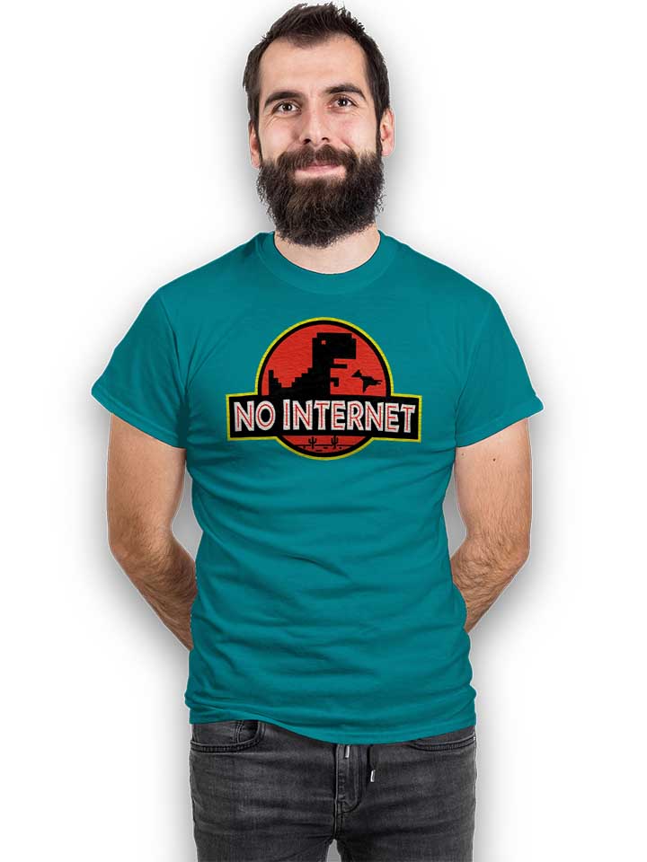 dino-no-internet-park-t-shirt tuerkis 2