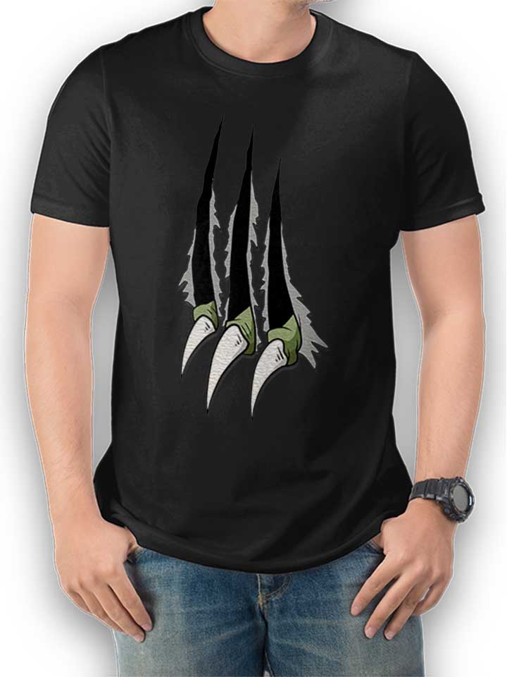 dinosaur-claw-t-shirt schwarz 1