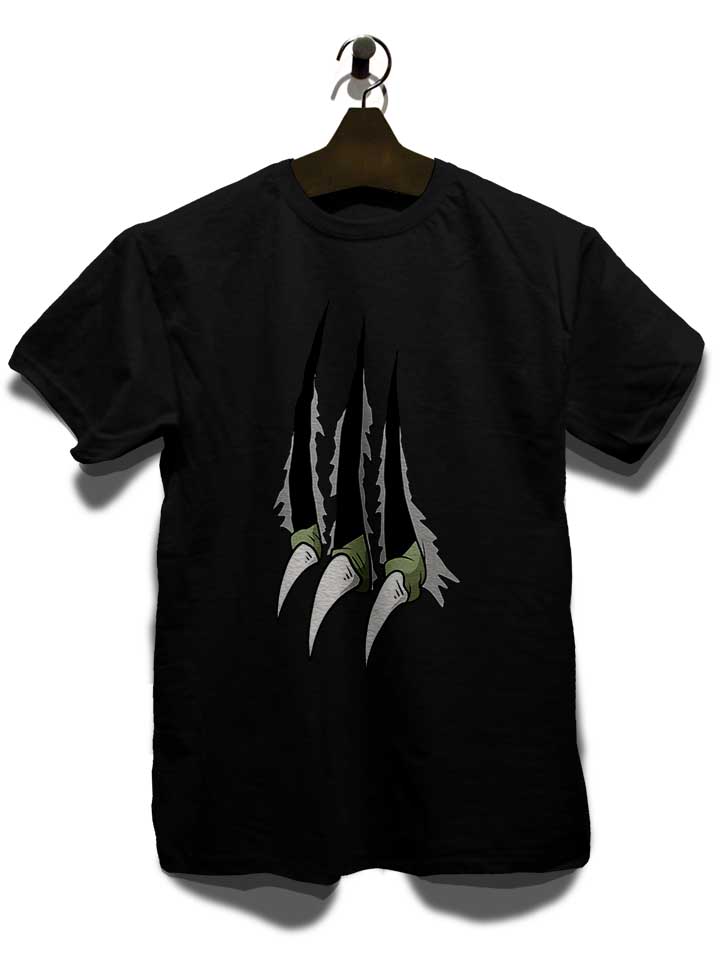 dinosaur-claw-t-shirt schwarz 3