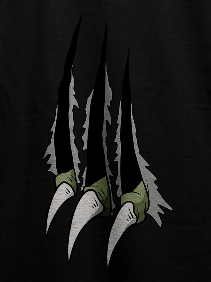 dinosaur-claw-t-shirt schwarz 4