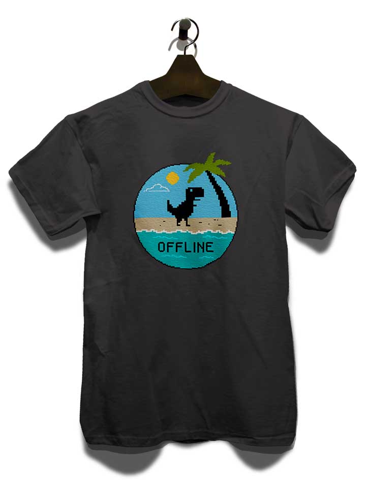 dinosaur-offline-t-shirt dunkelgrau 3