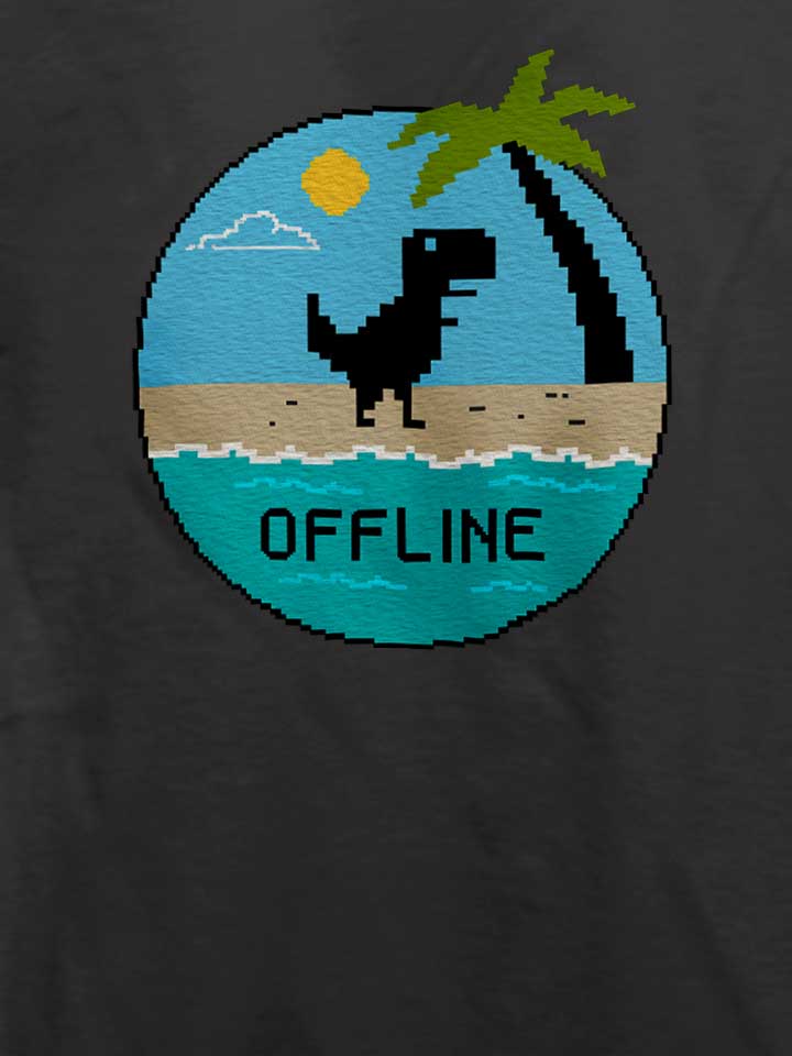 dinosaur-offline-t-shirt dunkelgrau 4
