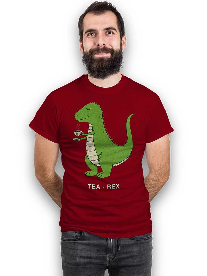 dinosaur-tea-rex-t-shirt bordeaux 2