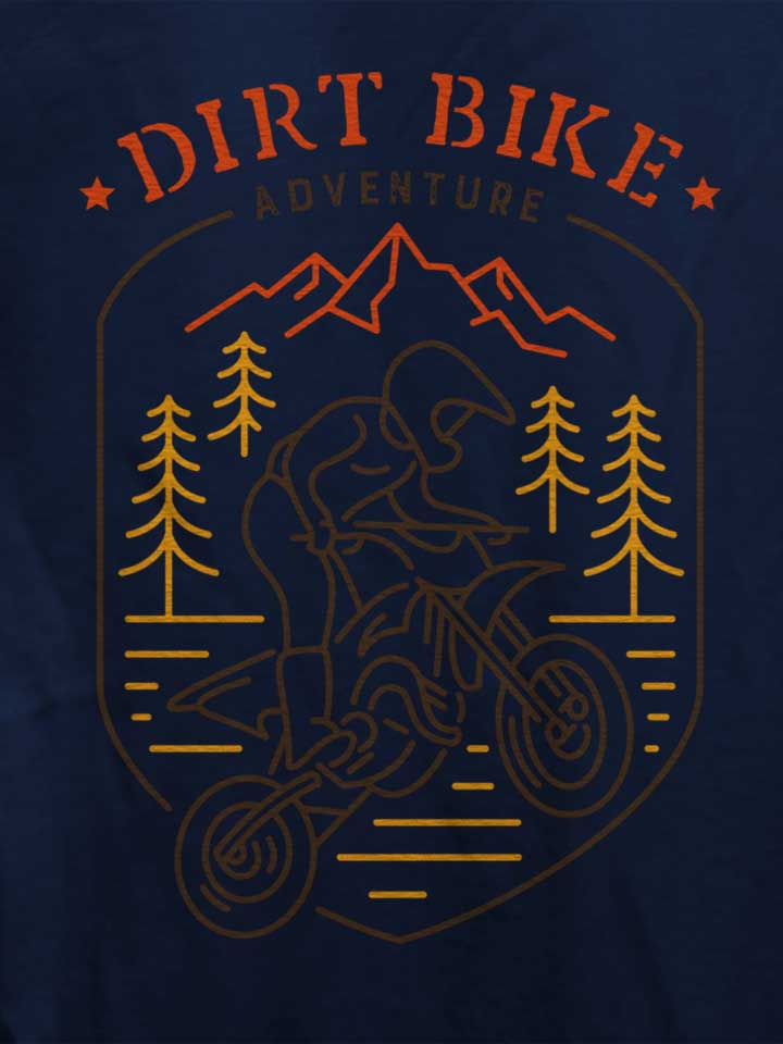 dirt-bike-adventure-damen-t-shirt dunkelblau 4
