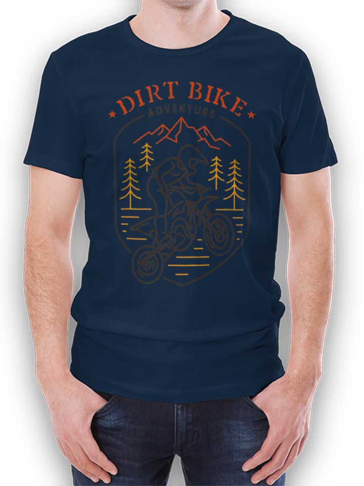 Dirt Bike Adventure T-Shirt dunkelblau L