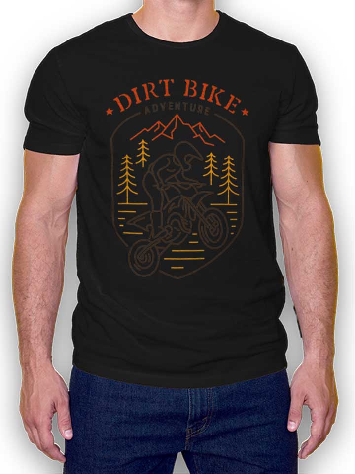 Dirt Bike Adventure T-Shirt schwarz L