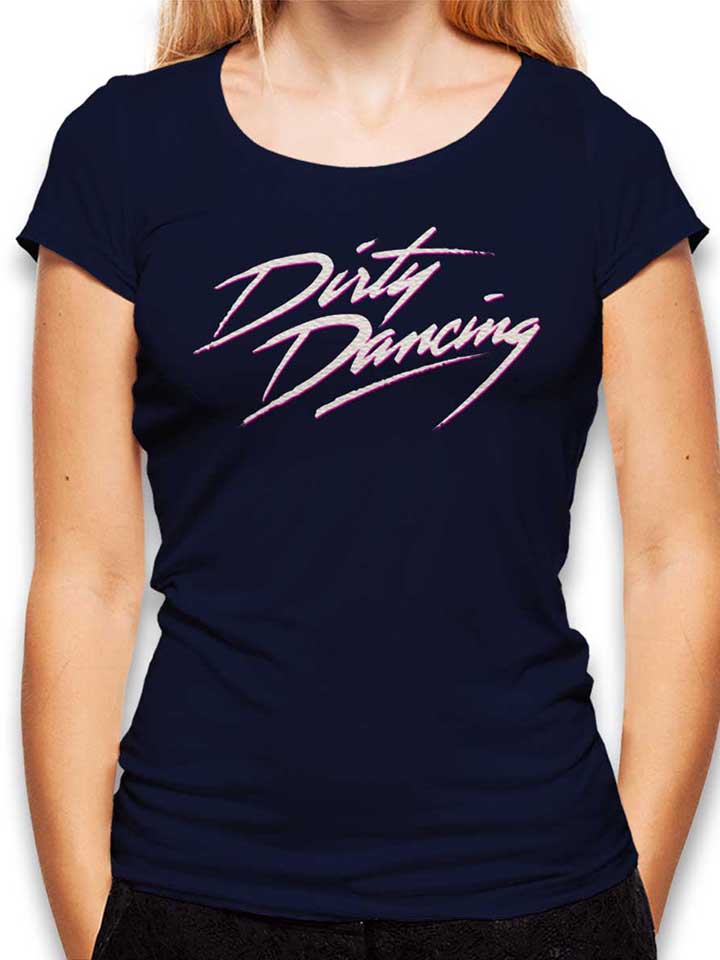 dirty-dancing-damen-t-shirt dunkelblau 1