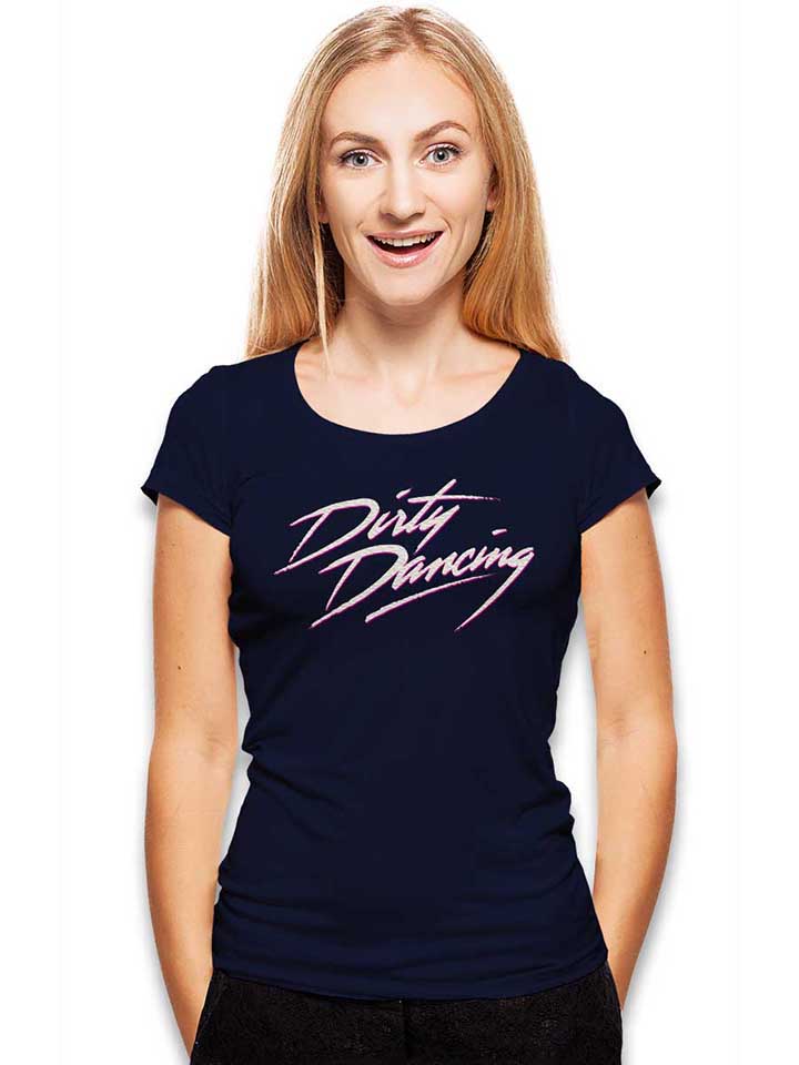 dirty-dancing-damen-t-shirt dunkelblau 2