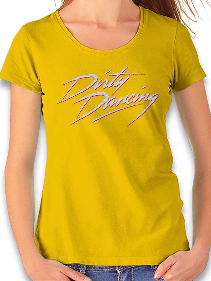 dirty-dancing-damen-t-shirt gelb 1