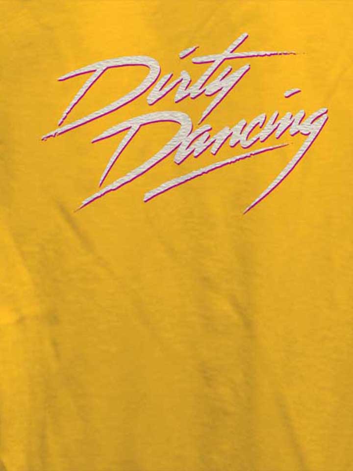 dirty-dancing-damen-t-shirt gelb 4