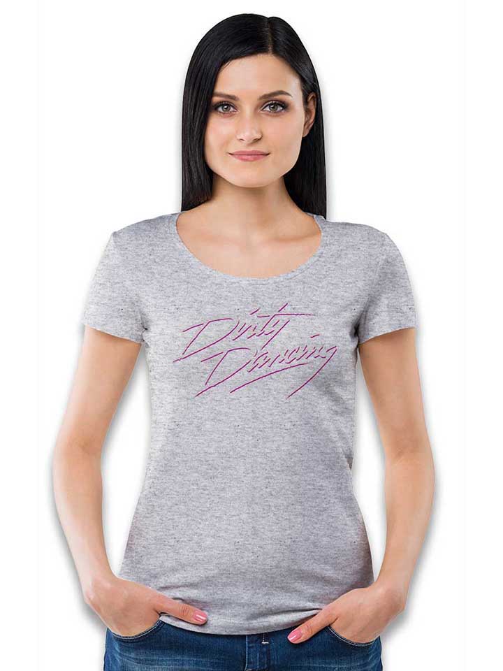 dirty-dancing-damen-t-shirt grau-meliert 2