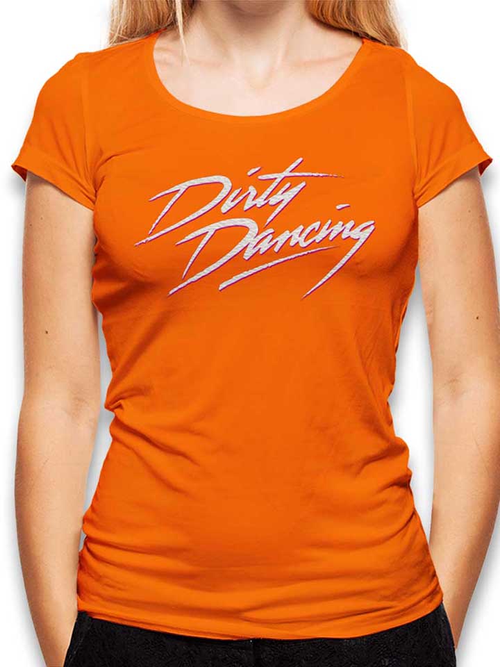 dirty-dancing-damen-t-shirt orange 1
