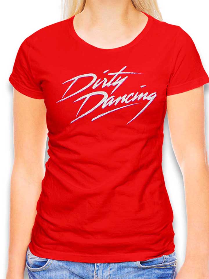 dirty-dancing-damen-t-shirt rot 1