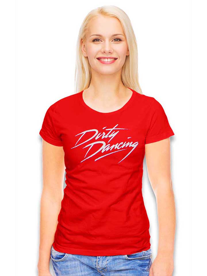 dirty-dancing-damen-t-shirt rot 2