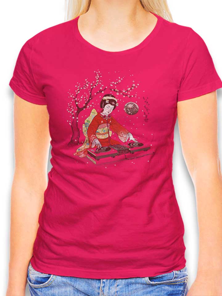 dj-geisha-damen-t-shirt fuchsia 1