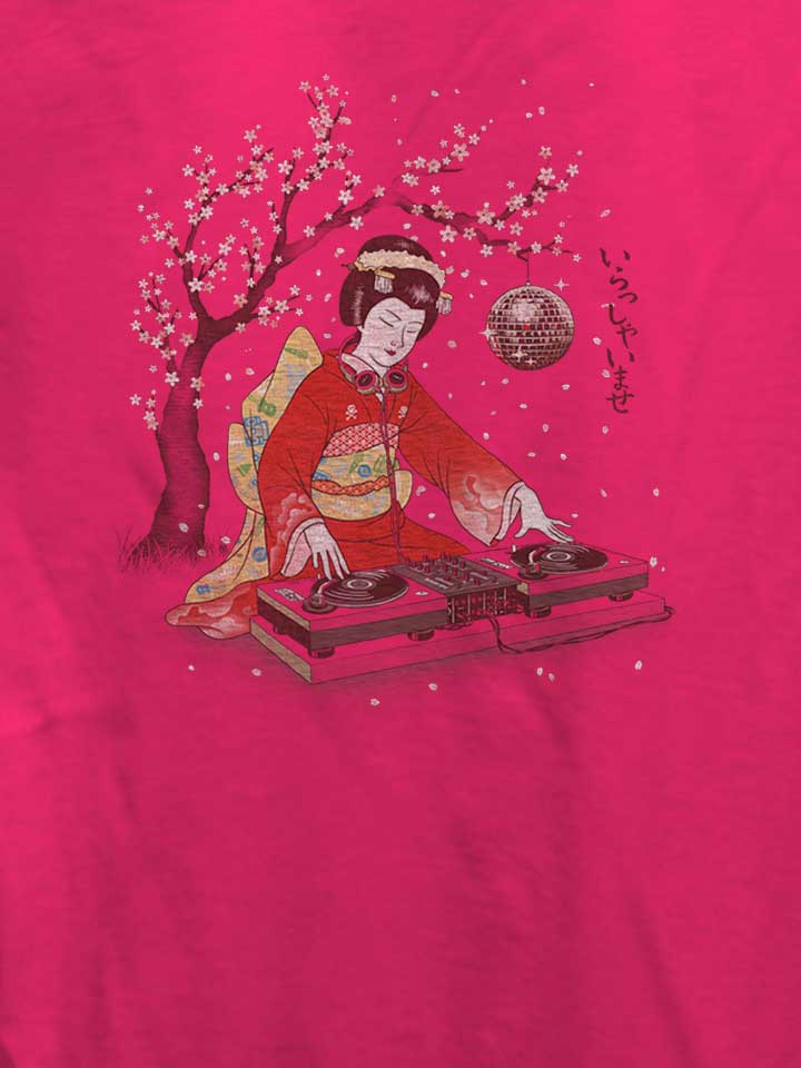 dj-geisha-damen-t-shirt fuchsia 4