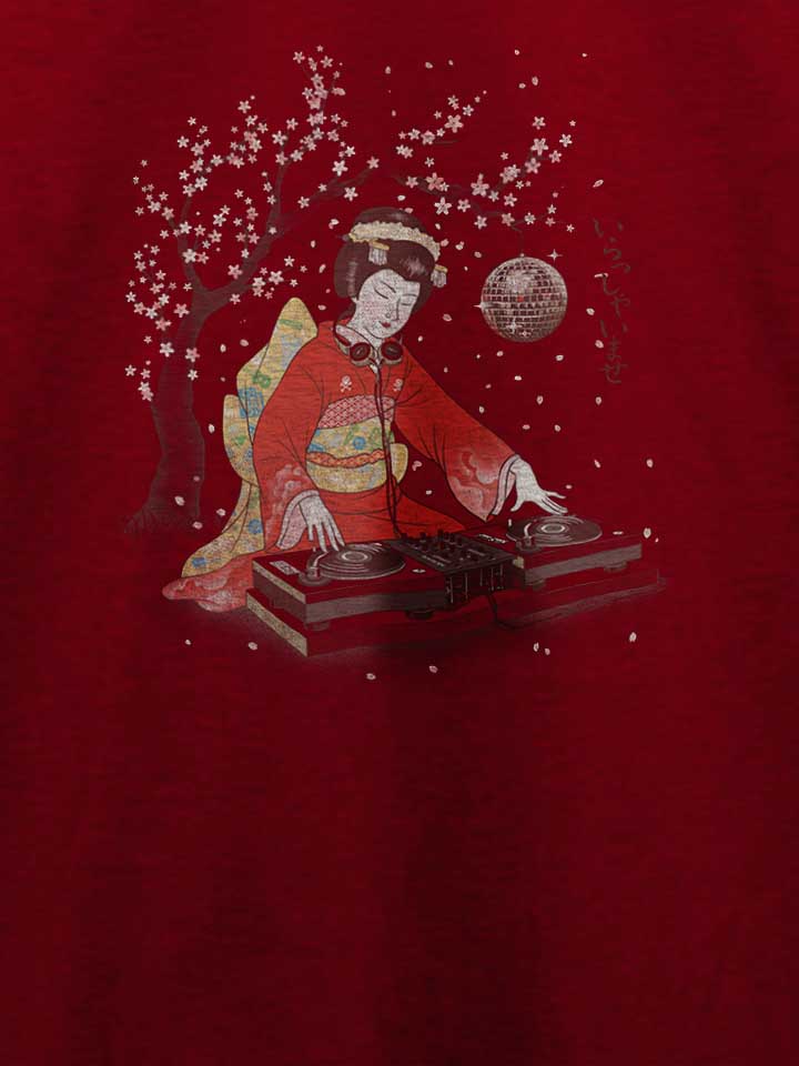 dj-geisha-t-shirt bordeaux 4