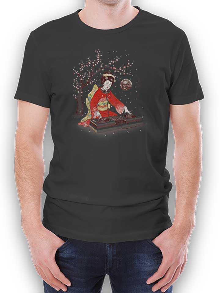 dj-geisha-t-shirt dunkelgrau 1