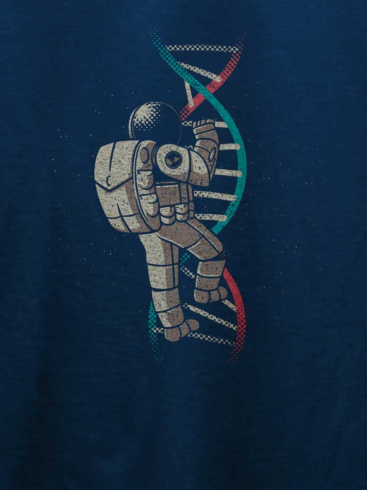dna-astronaut-science-stairs-t-shirt dunkelblau 4