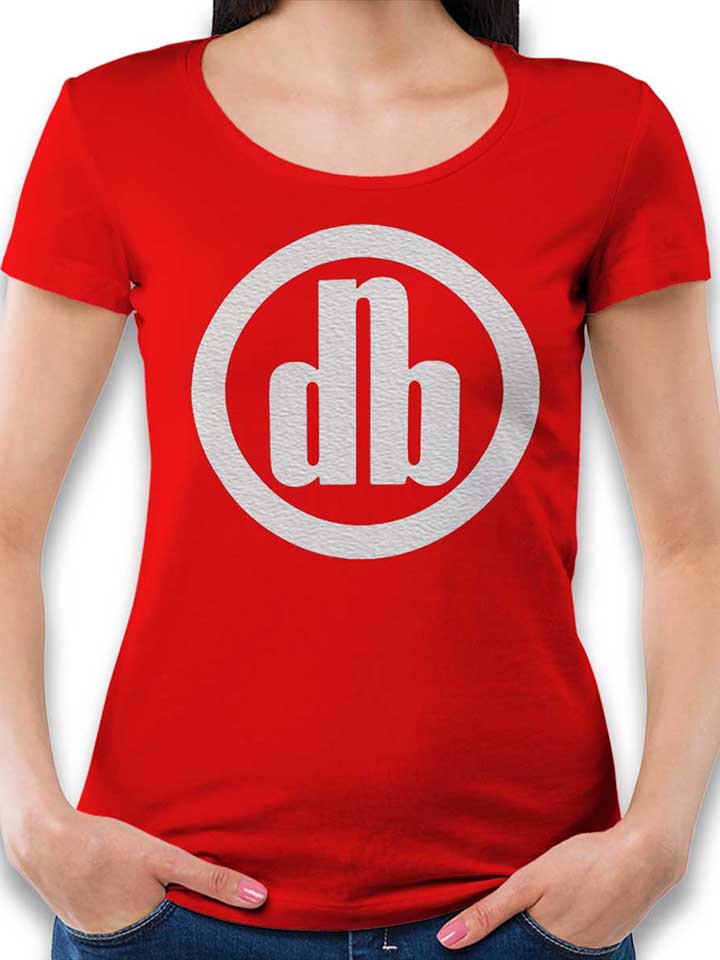 Dnb Womens T-Shirt red L