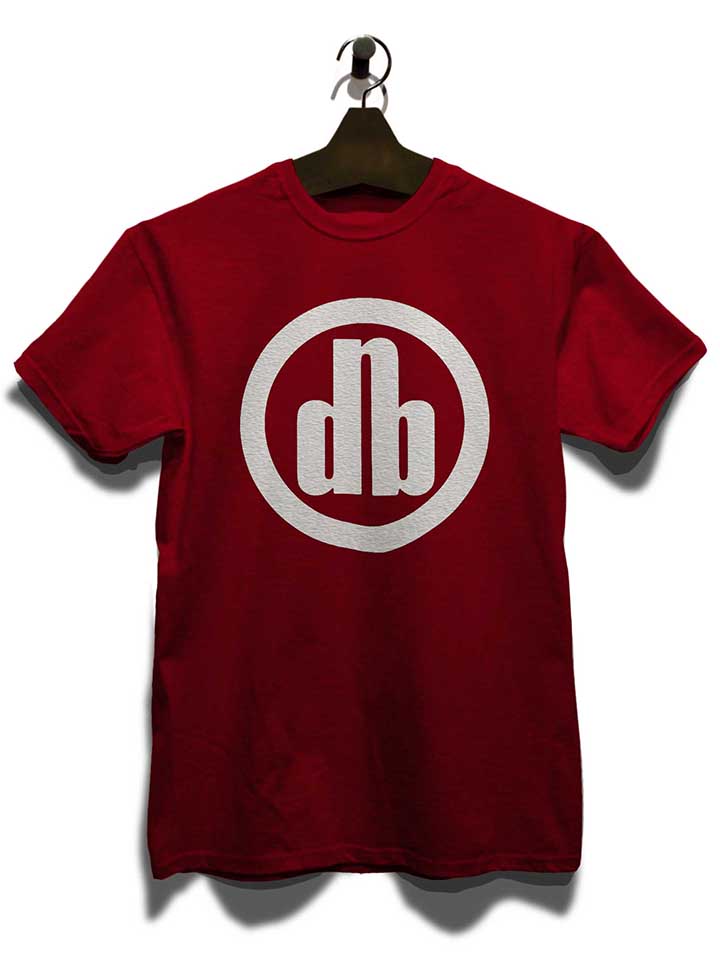 dnb-t-shirt bordeaux 3