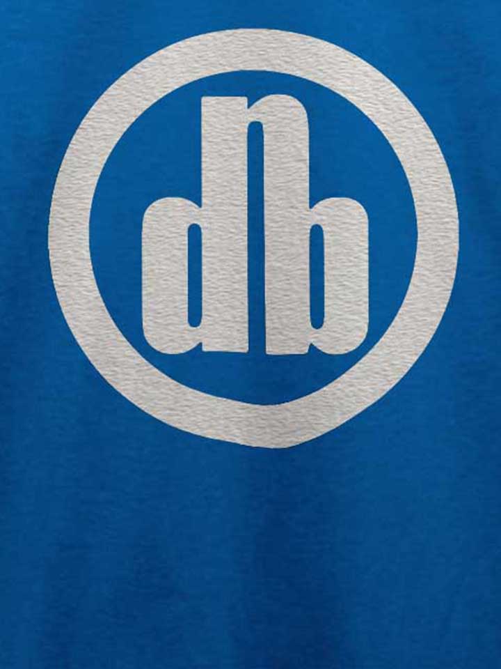 dnb-t-shirt royal 4