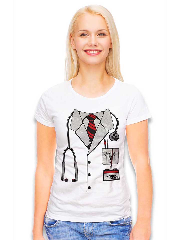 doctor-kittel-damen-t-shirt weiss 2