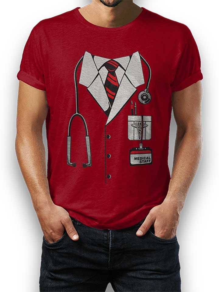 doctor-kittel-t-shirt bordeaux 1