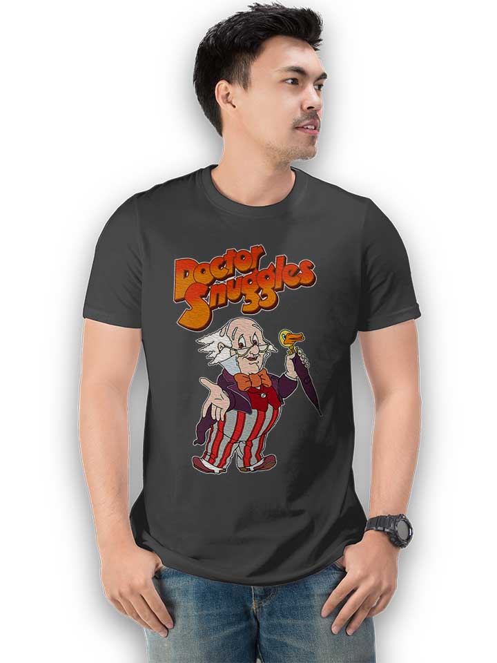 doctor-snuggles-t-shirt dunkelgrau 2