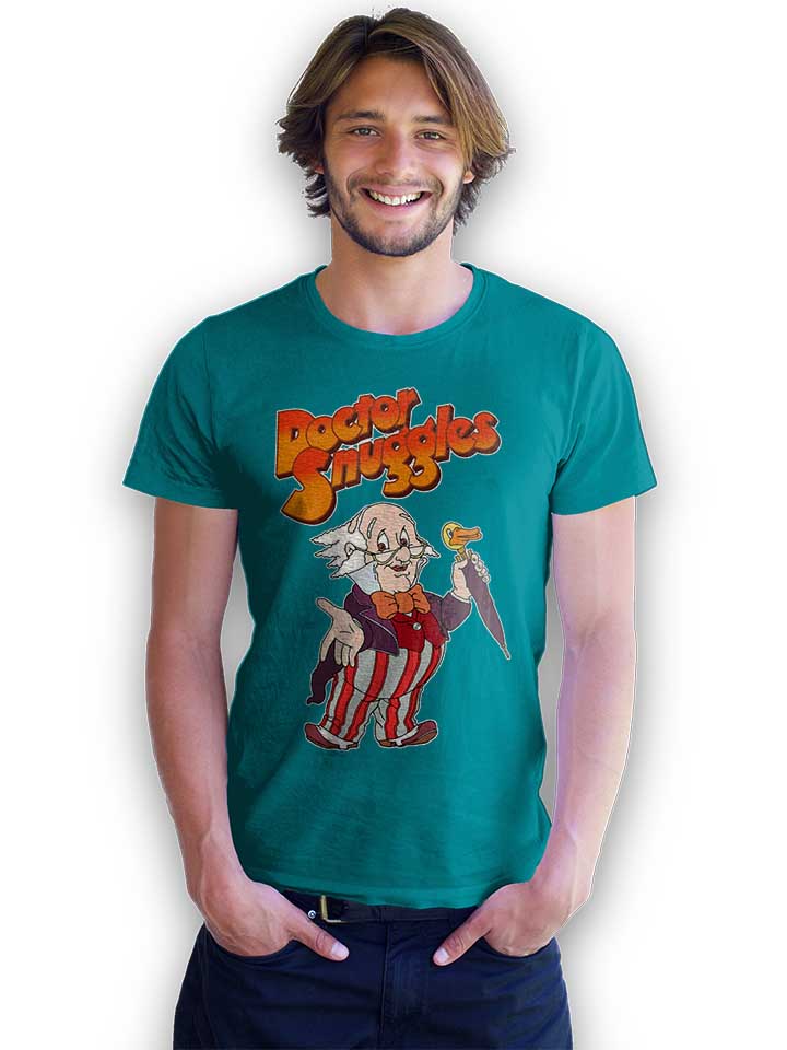 doctor-snuggles-t-shirt tuerkis 2