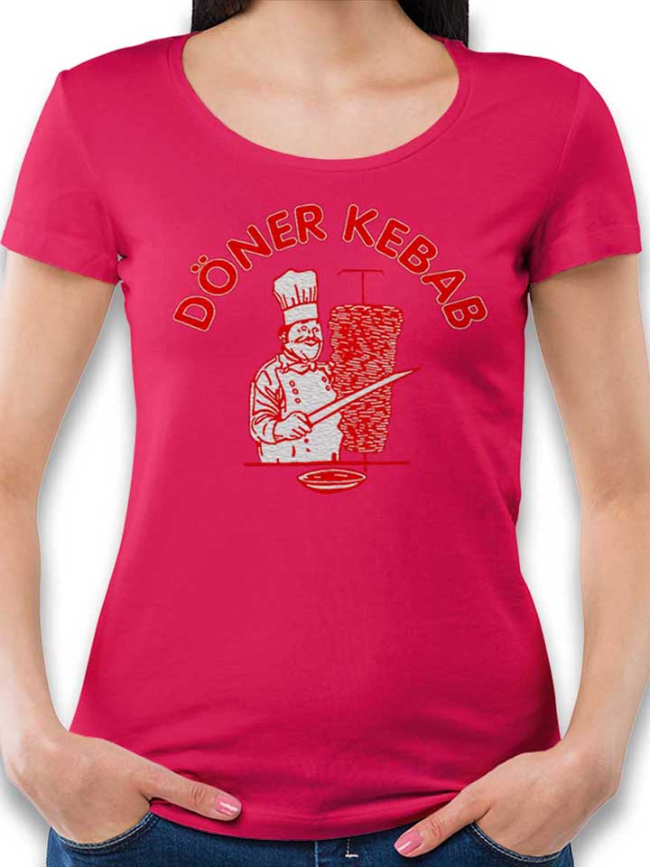 Doener Kebap Womens T-Shirt fuchsia L