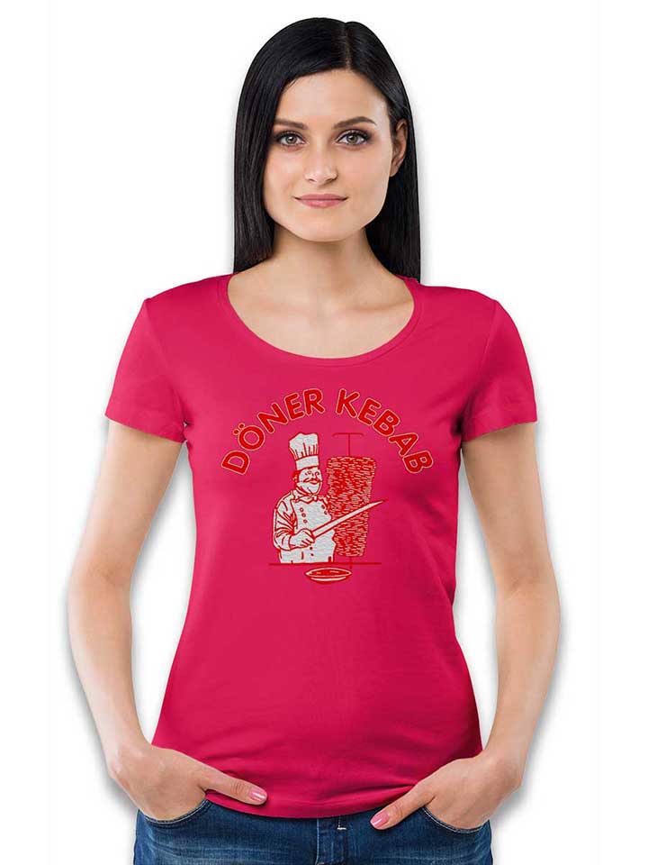doener-kebap-damen-t-shirt fuchsia 2