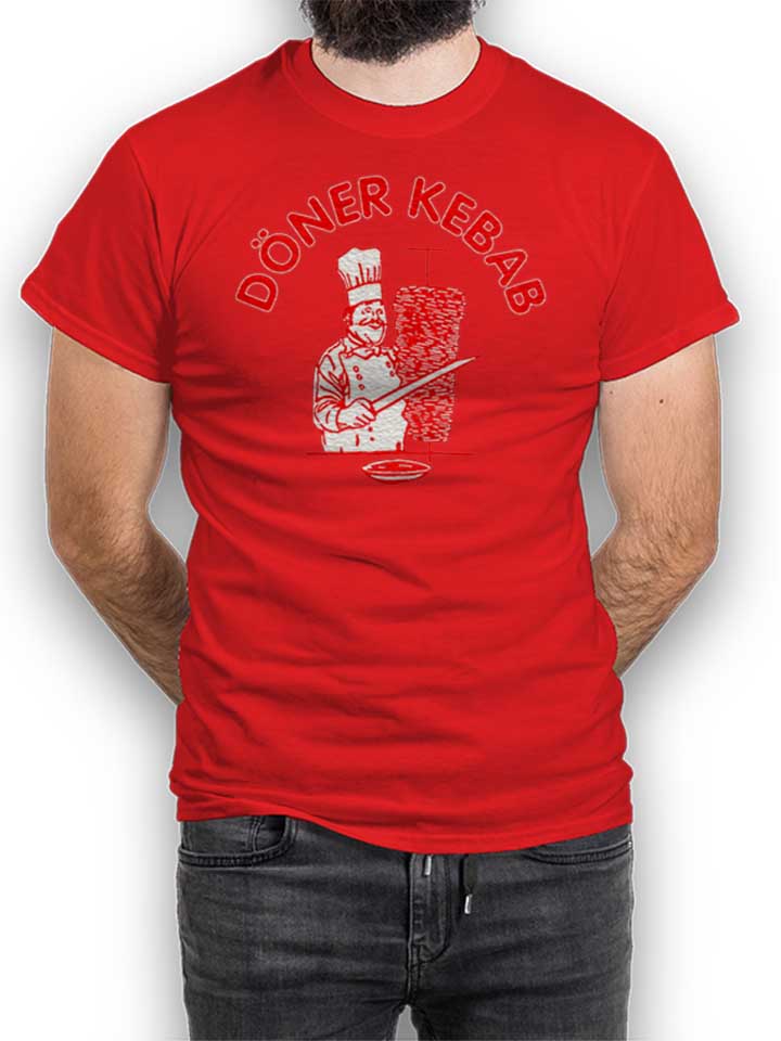 Doener Kebap T-Shirt red L