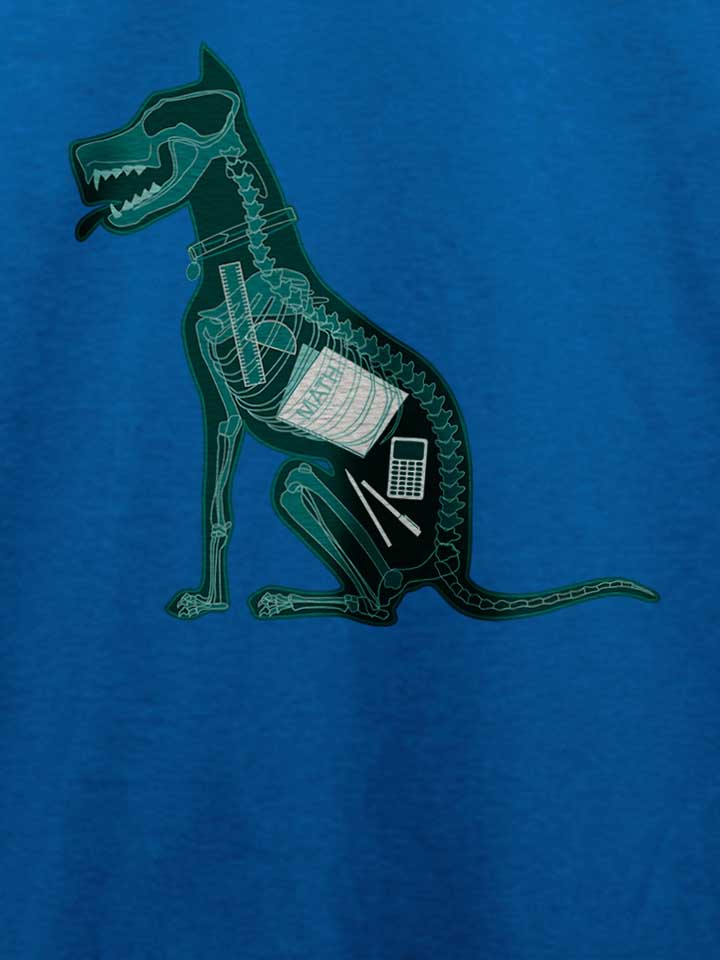 dog-eat-homework-x-ray-t-shirt royal 4