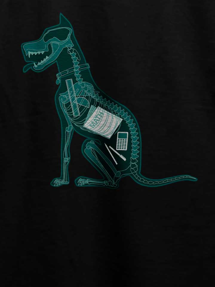 dog-eat-homework-x-ray-t-shirt schwarz 4
