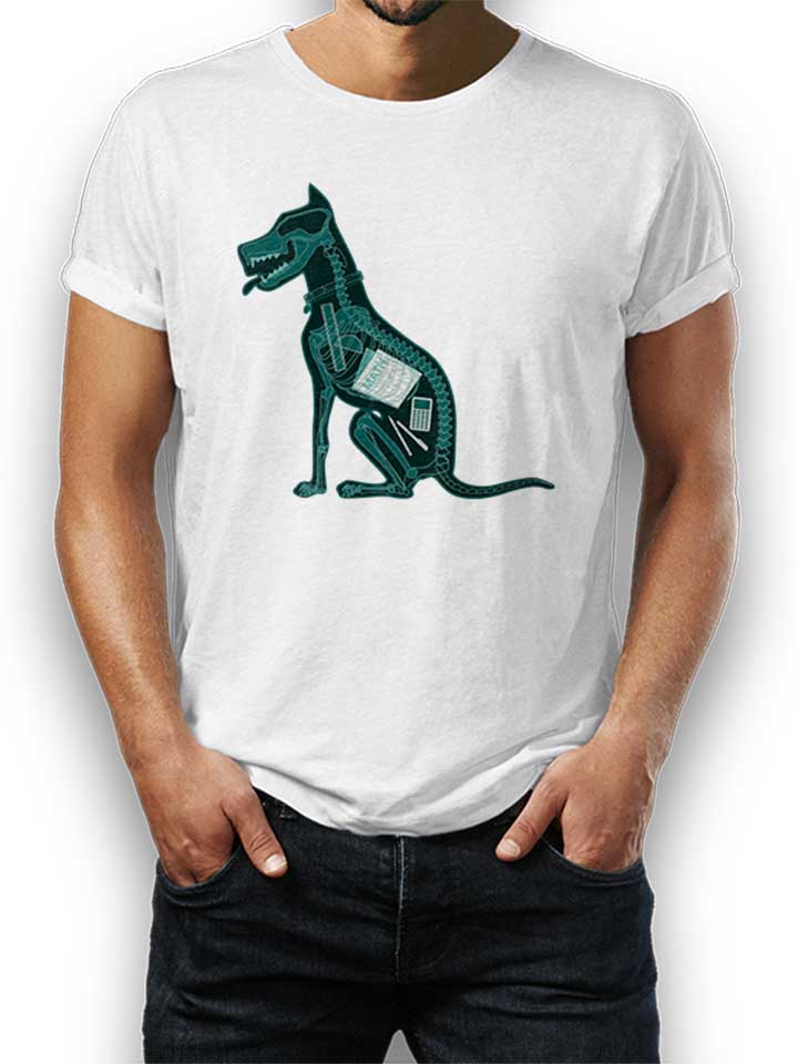 dog-eat-homework-x-ray-t-shirt weiss 1