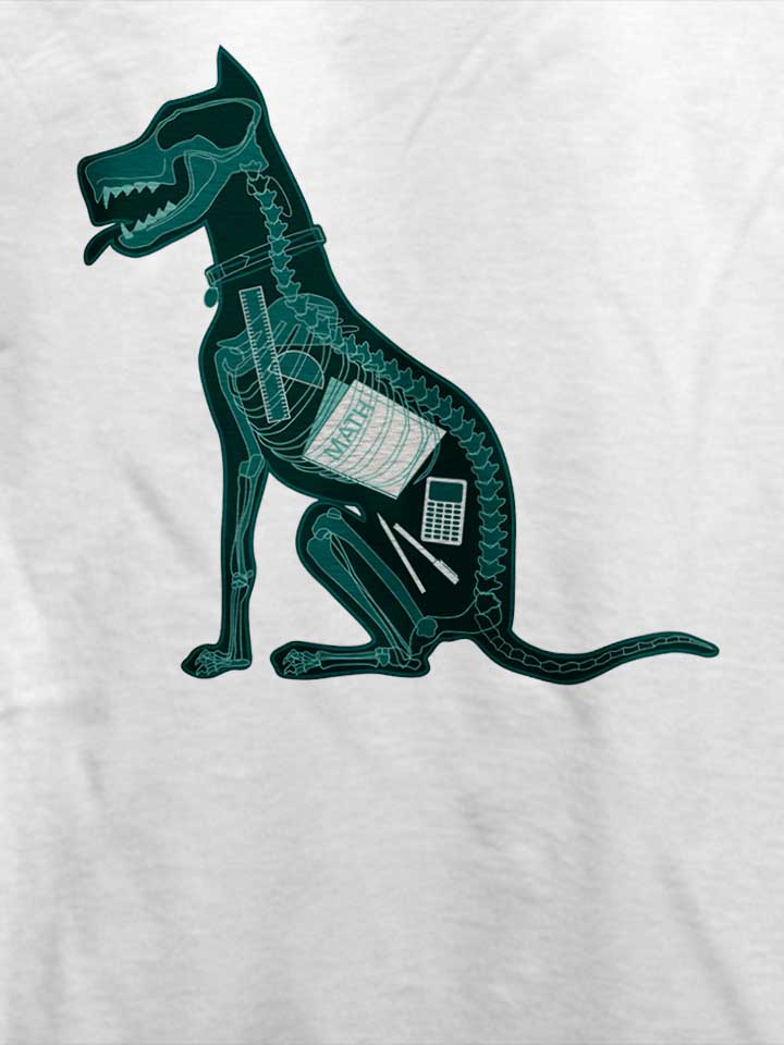 dog-eat-homework-x-ray-t-shirt weiss 4