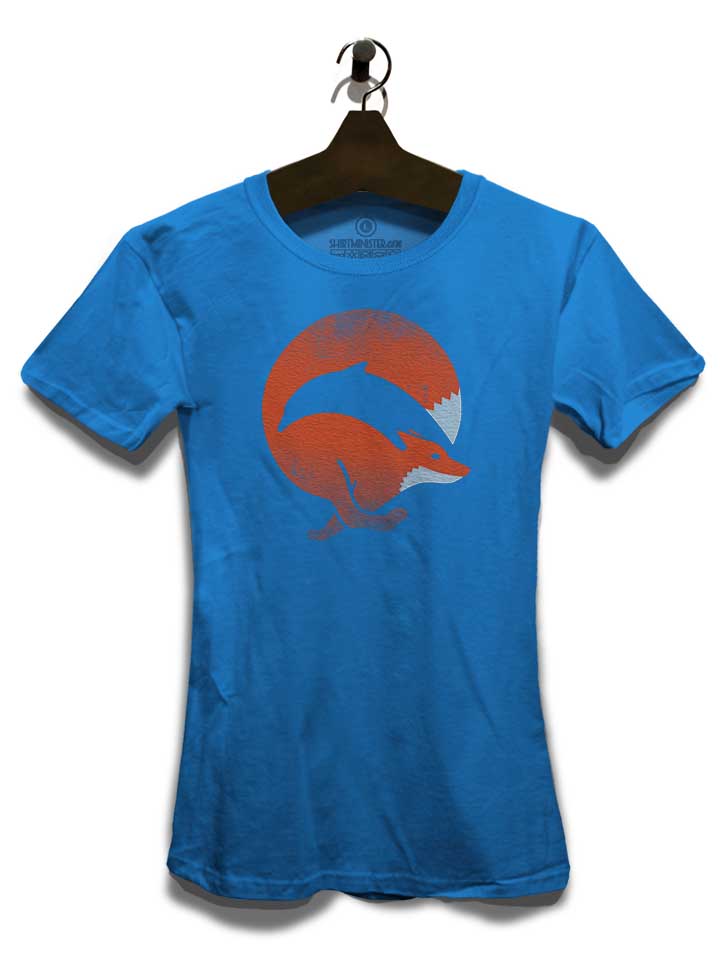 dolphin-fox-damen-t-shirt royal 3