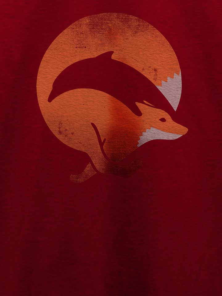 dolphin-fox-t-shirt bordeaux 4