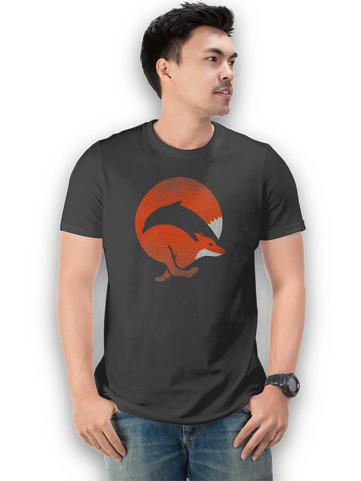 dolphin-fox-t-shirt dunkelgrau 2