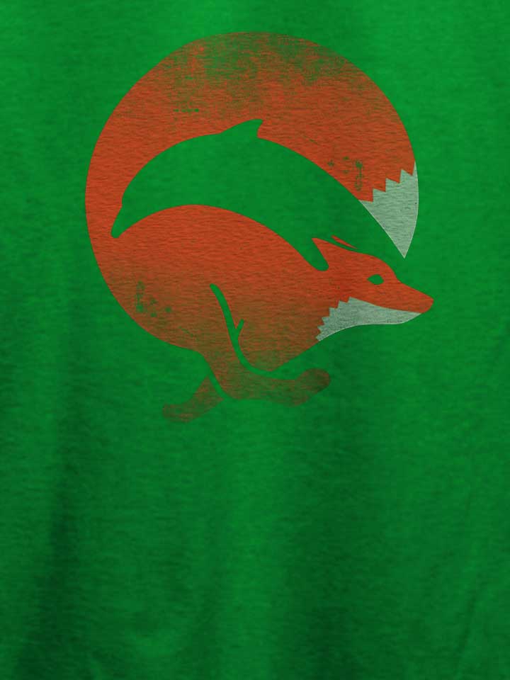 dolphin-fox-t-shirt gruen 4