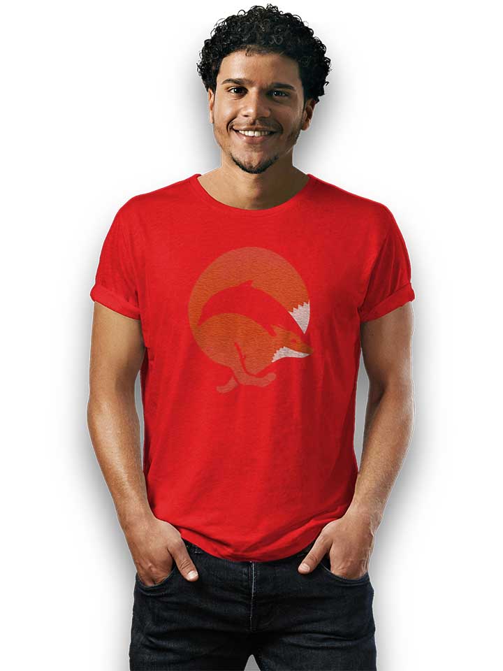 dolphin-fox-t-shirt rot 2