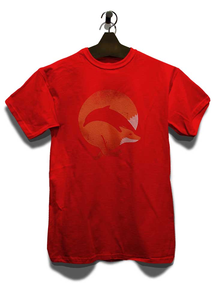 dolphin-fox-t-shirt rot 3