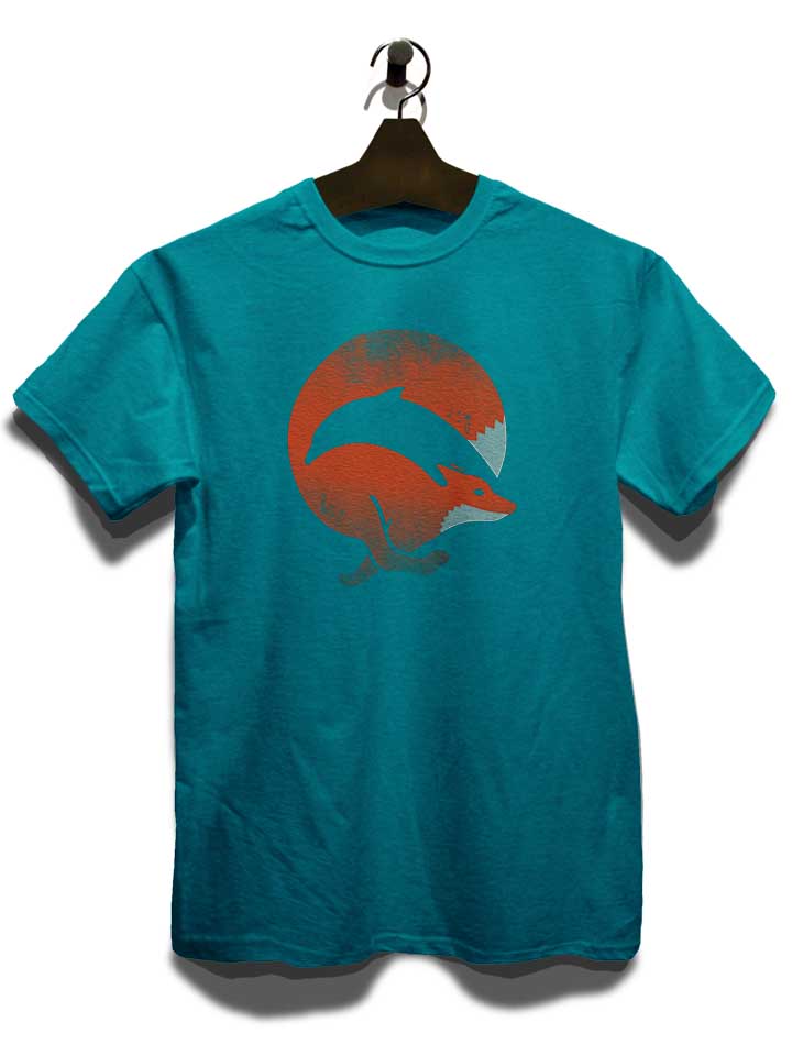 dolphin-fox-t-shirt tuerkis 3