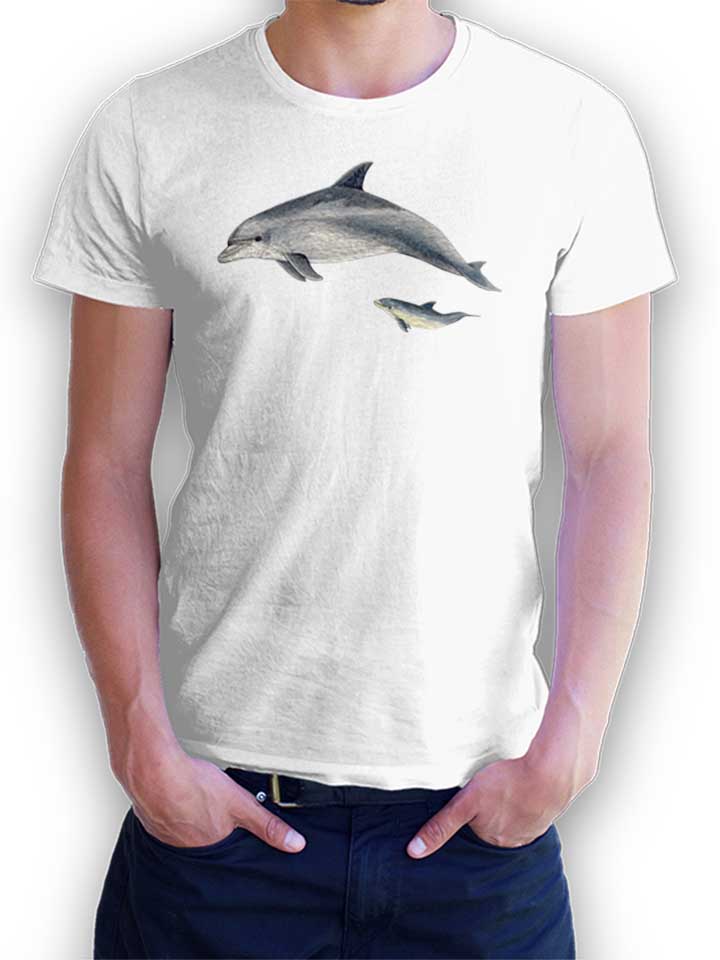 Dolphins T-Shirt weiss L