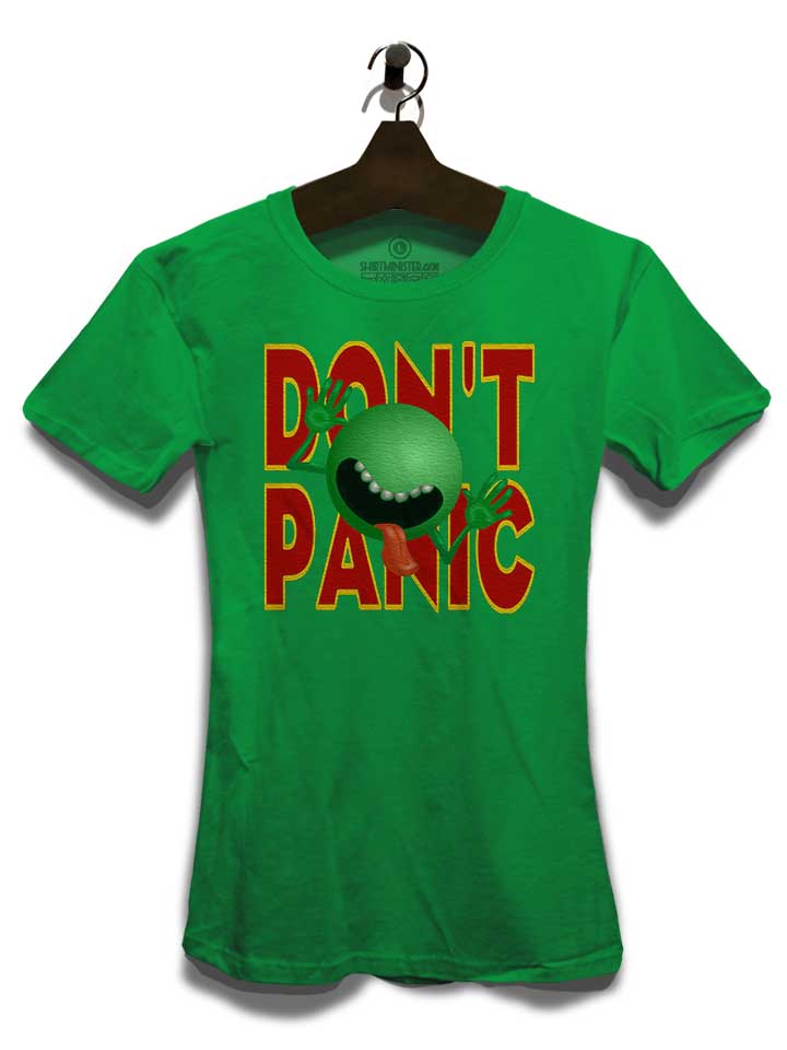 don-t-panic-02-damen-t-shirt gruen 3