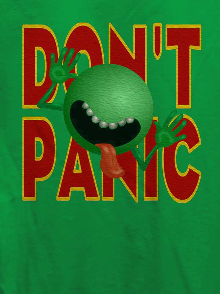 don-t-panic-02-damen-t-shirt gruen 4