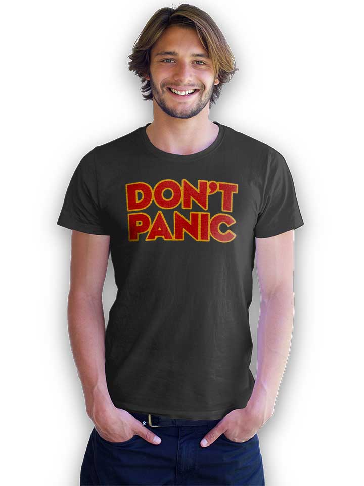don-t-panic-t-shirt dunkelgrau 2