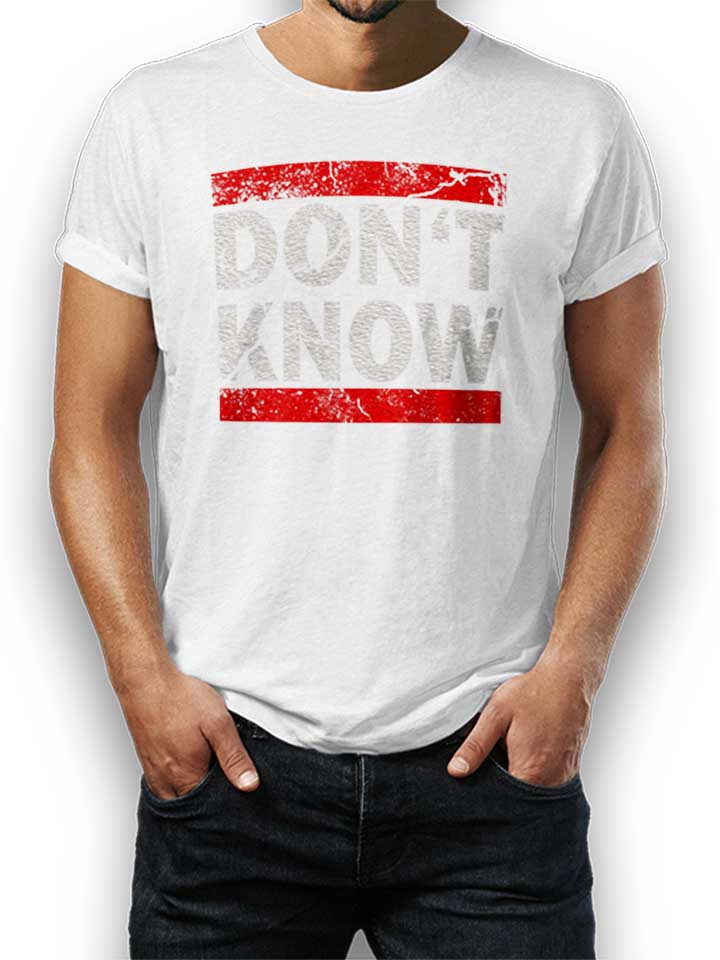 dont-know-vintage-t-shirt weiss 1