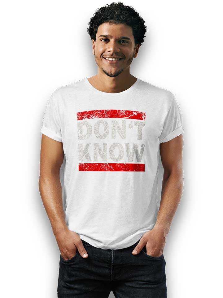 dont-know-vintage-t-shirt weiss 2